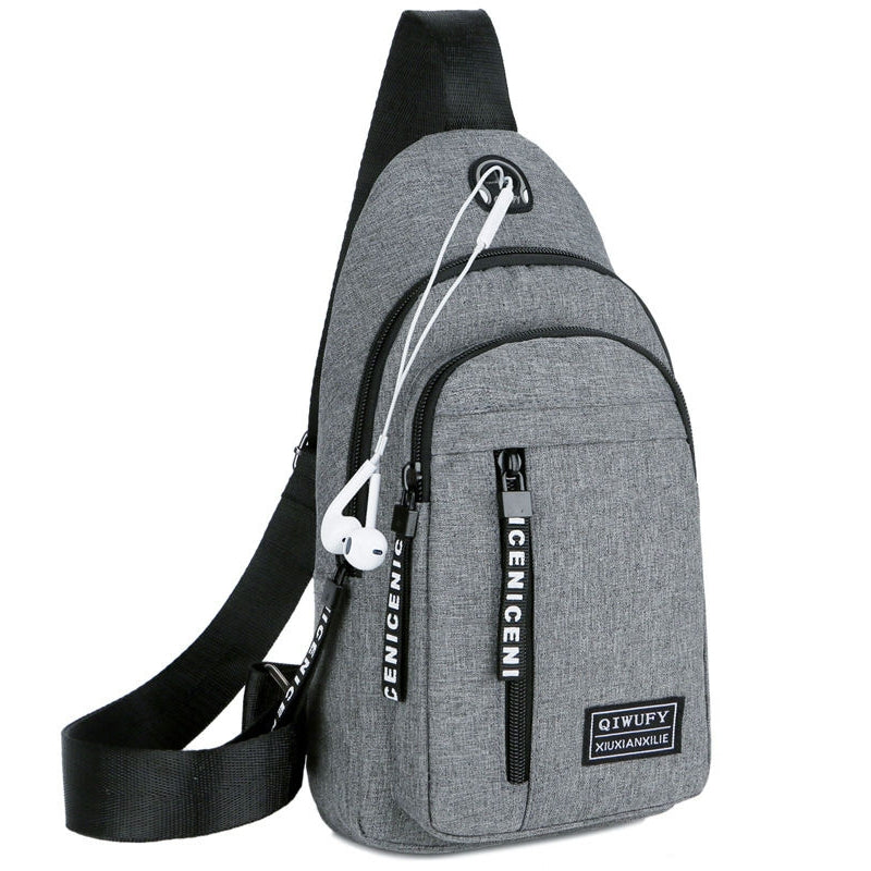 Nylon Oxford Canvas Crossbody Bag for Sports & Casual Use