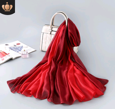 2020 New Gradient Silk Scarf for Sun Protection